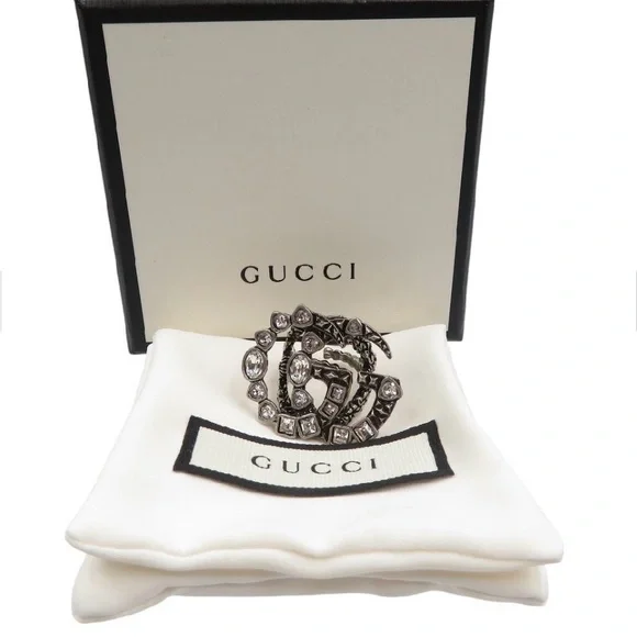 Gucci Marmont GG Silver Ring - Picture 3 of 5